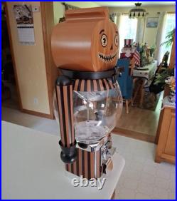Ashland Halloween Pumpkin Gumball Machine Vintage Spirits HTF FREE SIGNS & GUM