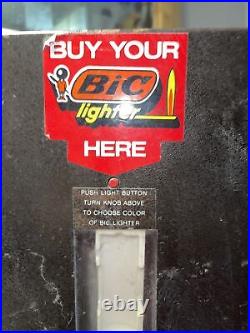 BIC Lighter Vendo Machine- Vending Machine Vintage Rare HTF