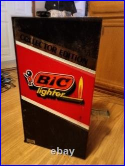 BIC Vintage Lighter Vending Machine Dispenser 1980s/1990s