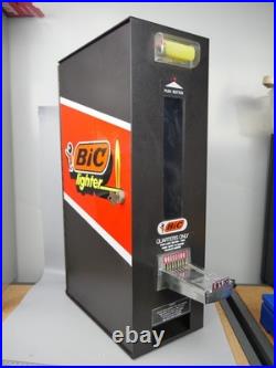 BIC Vintage Lighter Vending Machine Dispenser 1980s/1990s w extras