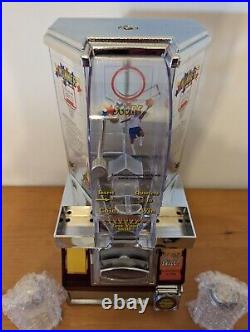 Basketball Coin Shooter Tabletop Gumball Vending Candy Machine With Key