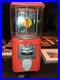 Bell 1¢ Gumball Vintage Vending Machine, Red Square Base with Glass Globe