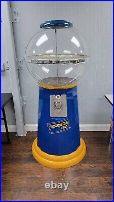 Blockbuster Video Jumbo Globe Gumball Machine Vintage Original PICK UP ONLY