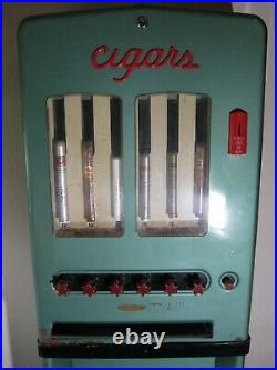 CIGAROMAT 6-Selection Cigar Lobby Vending Machine Vintage UNRESTORED 1950s