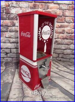 COCA COLA vintage gumball machine M&M dispenser coke memorabilia home decor