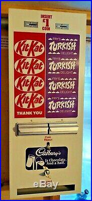 Cadbury Turkish Delight Kit Kat Retro Vending Machine Vintage Chocolate Man cave