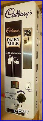 Cadburys Dairy Milk Retro Vending Machine Vintage Chocolate Wall Type ideal gift