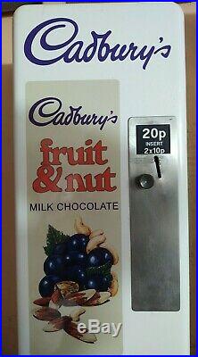 Cadburys Fruit & Nut Retro Vending Machine Vintage Chocolate Dairy Milk