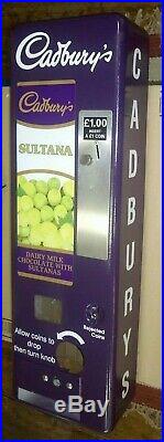 Cadburys Sultana Retro Vending Machine Vintage Chocolate Wall Type Dairy Milk