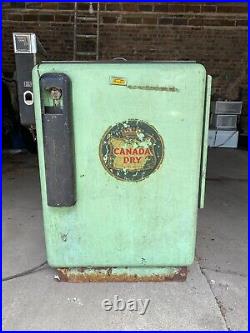 Canada Dry Ideal 35 Slider Vending Machine HTF Collectible NOT WORKING Vintage