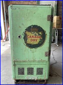 Canada Dry Ideal 35 Slider Vending Machine HTF Collectible NOT WORKING Vintage