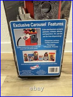 Carousel Texaco Vintage Gas Pump Gumball Machine 21 Tall, Lighted New Sealed