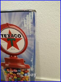 Carousel Texaco Vintage Gas Pump Gumball Machine 21 Tall, Lighted New Sealed