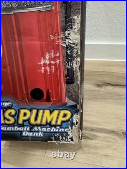 Carousel Texaco Vintage Gas Pump Gumball Machine 21 Tall, Lighted New Sealed