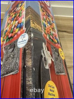 Carousel Texaco Vintage Gas Pump Gumball Machine 21 Tall, Lighted New Sealed