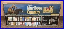 Cigarette vending machine control panel heavy chrome metal vintage old time