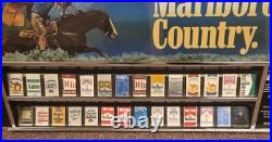 Cigarette vending machine control panel heavy chrome metal vintage old time