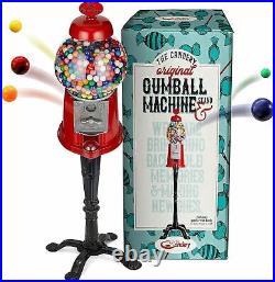 Classic Candy Dispenser With Stand Easy Twist-Off Refill Free or Coin Operated