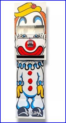 Clown Vending Machine Operated Trade Stimulator Coin Op Slot Arcade Gumball 70s