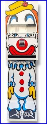Clown Vending Machine Operated Trade Stimulator Coin Op Slot Arcade Gumball 70s
