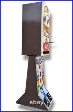 Clown Vending Machine Operated Trade Stimulator Coin Op Slot Arcade Gumball 70s