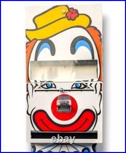Clown Vending Machine Operated Trade Stimulator Coin Op Slot Arcade Gumball 70s