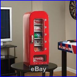 Coca-Cola 10 Can Vending Refrigerator, Counter Top Coke Soda Beer Novelty Fridge