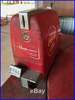 Coca Cola Chest Vending Machine Rare 40-50s vintage