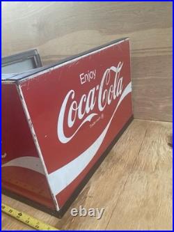 Coca-Cola Coke Soda Vintage Vending Machine Sign/top Part all Steel