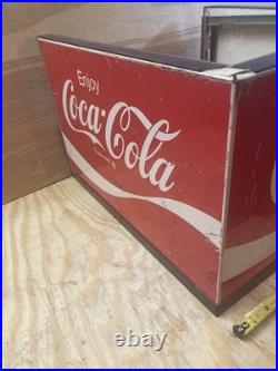 Coca-Cola Coke Soda Vintage Vending Machine Sign/top Part all Steel