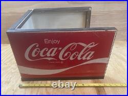 Coca-Cola Coke Soda Vintage Vending Machine Sign/top Part all Steel