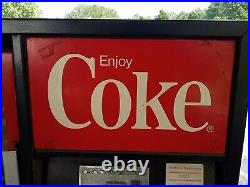 Coca Cola Coke Vending Machine Cavalier Vintage Model 1USS-64101 WORKS GREAT