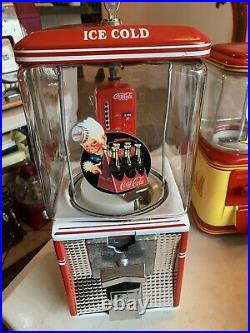 Coca Cola Coke Vintage Northwestern 25c. Gumball Peanuts Machine Folz New