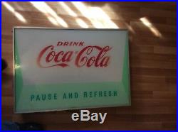 Coca-Cola Collectible Vintage Vending Machine Sign