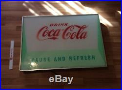Coca-Cola Collectible Vintage Vending Machine Sign