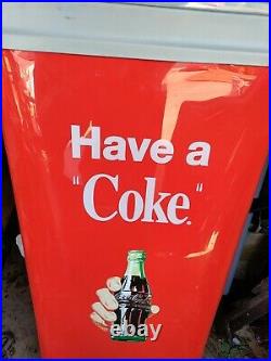 Coca Cola Cooler Vending Machine Look Alike 1990s Vintage Deep Cooler