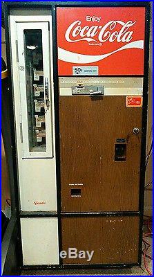 Coca Cola Soda Vintage Original Soda Bottle Vending Machine Vendo 56E 10 oz. BG