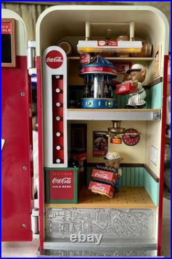 Coca-Cola Vending Machine Miniature with Moving Gimmick Vintage Rare