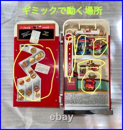 Coca-Cola Vending Machine Miniature with Moving Gimmick Vintage Rare