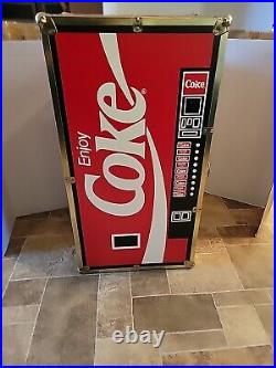 Coca-Cola Vending Machine Storage Trunk Coke Soda Pop Display Vintage 1990