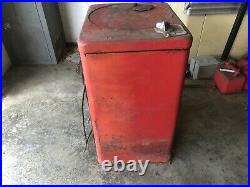 Coca Cola Vending Machine WORKS SEE DESC FOR SHIP Antique Vintage Vendo Spin Top