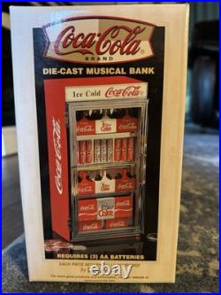 Coca-Cola Vintage Die-Cast Musical Bank Vending Machine