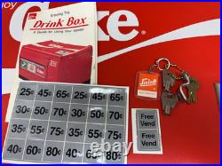 Coca-Cola Vintage Vending Machine 1984 DrinkBox RARE! NEVER SOLD! IMMACULATE Coca-Cola Vintage Vending Machine 1984 DrinkBox RARE! NEVER SOLD! IMMACULATE