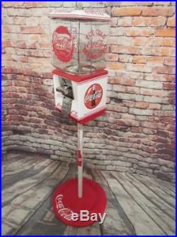 Coca Cola memorabilia vintage gumball machine candy dispenser bar decor man cave