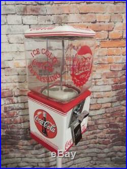 Coca Cola memorabilia vintage gumball machine candy dispenser bar man cave gift