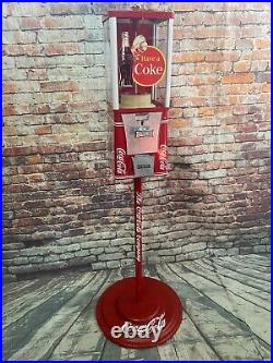 Coca cola Coke memorabilia vintage gumball candy machine game room man cave gift