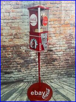 Coca cola Coke memorabilia vintage gumball candy machine game room man cave gift