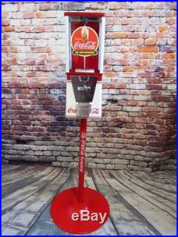 Coca cola Coke vintage gumball nut candy machine game room coke memorabilia