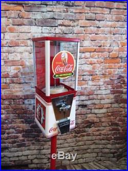 Coca cola Coke vintage gumball nut candy machine game room coke memorabilia