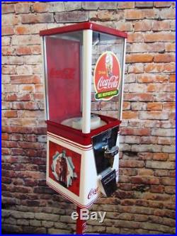 Coca cola Coke vintage gumball nut candy machine game room coke memorabilia